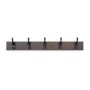 AmazonBasics - Legno Appendiabiti da parete, 5 ganci moderni 57 cm, Caffè