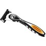 BIC RAZORS Flex5 Hybrid Kit Rasoi da Uomo, 1 Pacco a 4 Pezzi