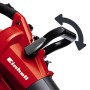 Einhell 3433290 GC-El 2600 E Soffiatore/Aspiratore Elettrico per Foglie, 2.600 W, Rosso/Nero