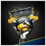 Gillette Fusion ProShield Lamette di Ricambio per Rasoio Con Tecnologia FlexBall, confezione da 9 Lame + 1 Manico