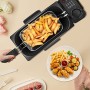Aigostar Agni 30HEY - Friggitrice 2200Watts, Capacità 3Litri, Controllo di temperatura, Ciotola d'olio removibile. Realizzata i