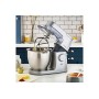 Kenwood KVL6300S Impastatrice Planetaria Chef Elite, Robot da Cucina Mixer, 1400 W, 6.7 Litri, Acciaio, Argento