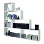 Habitdesign 002255BO - Mensola Decorativa, Finitura Bianco Lucido, Misure 145 x 145 x 29 cm