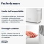 De'Longhi DEX212F Tasciugo AriaDry Deumidificatore Ambiente Casa, 300 W, 12 Litri, 37 Decibel, Plastica, Bianco, 22 x 33.4 x 50.