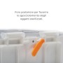 Nuvita 1085 Sterilizzatore a vapore per biberon, ciucci ed accessori per forno a microonde – Sterilizza fino a 3 biberon a col
