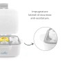 Nuvita 1085 Sterilizzatore a vapore per biberon, ciucci ed accessori per forno a microonde – Sterilizza fino a 3 biberon a col