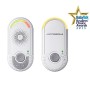 Motorola Baby MBP8 - Baby Monitor Audio Digitale "Plug-N-Go" con Modo Eco e Luce Notturna, Tecnologia Dect, Bianco