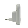 Motorola Baby MBP8 - Baby Monitor Audio Digitale "Plug-N-Go" con Modo Eco e Luce Notturna, Tecnologia Dect, Bianco