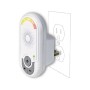 Motorola Baby MBP8 - Baby Monitor Audio Digitale "Plug-N-Go" con Modo Eco e Luce Notturna, Tecnologia Dect, Bianco