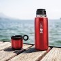 Bialetti To Go Bottiglia Termica con Coperchio-Tazza (con Doppia Parete), Mantiene Il Caldo per 12 h e Il Freddo per 24 h, capac