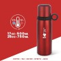 Bialetti To Go Bottiglia Termica con Coperchio-Tazza (con Doppia Parete), Mantiene Il Caldo per 12 h e Il Freddo per 24 h, capac