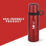 Bialetti To Go Bottiglia Termica con Coperchio-Tazza (con Doppia Parete), Mantiene Il Caldo per 12 h e Il Freddo per 24 h, capac