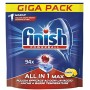 Finish, 282 Pastiglie per Lavastoviglie, All In One Max, 3 Confezioni da 94 Pastiglie, Limone