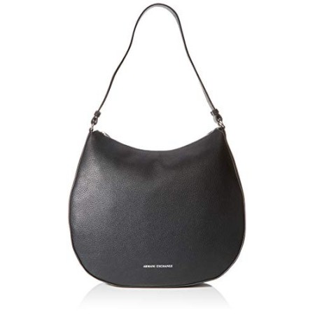 ARMANI EXCHANGE Hobo Bag - Borse a spalla Donna, Nero (Black), 10x10x10 cm (W x H L)