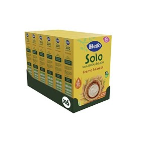 Hero Solo Crema 5 Cereali Bio, Cartone da 6 Confezioni x 200 Gr