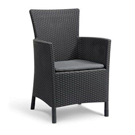Keter Poltrona Iowa Grafite 62 X 60 X 89 Centimetri