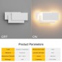 K-Bright Illuminazione da parete a LED, 24W, IP20 impermeabile in alluminio Illuminazione da bagno, Lampada di design moderna, b
