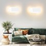 K-Bright Illuminazione da parete a LED, 24W, IP20 impermeabile in alluminio Illuminazione da bagno, Lampada di design moderna, b