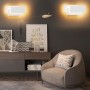K-Bright Illuminazione da parete a LED, 24W, IP20 impermeabile in alluminio Illuminazione da bagno, Lampada di design moderna, b
