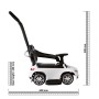 Jamara- Mercedes-AMG GLE 63 Giocattolo Macchina da Spingere 3in1, Colore Bianco, 460452