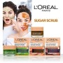 L'Oréal Paris Scrub Viso e Labbra Sugar Scrub, Esfoliante Purificante con Cristalli Fini di Zucchero e Semi di Kiwi, 50 ml, Con
