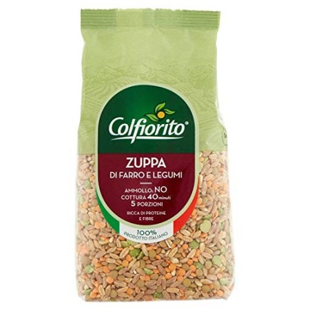 Colfiorito Fertitecnica Zuppa di Farro e legumi 5 Porzioni 400 gr