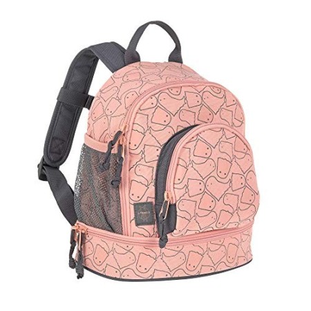 LÄSSIG Zainetto per bambini per Asilo o Tempo Libero con Cintura Toracica/ Mini Backpack Spooky, Rosa
