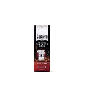 Bialetti Perfetto Moka Caffè Macinato, Gusto Cioccolato - 1 x 250 gr