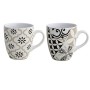 Brandani 53178 Alhambra Tazza, Set 2 pezzi, Stoneware multicolore