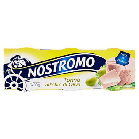 Nostromo Tonno all'Olio di Oliva, 3 x 80g