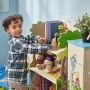 Fantasy Fields by Teamson Dinosaur libreria per Bambini, Legno, Multicolore