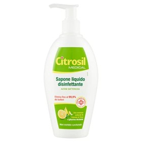 CITROSIL - Sapone Liquido Disinfettante per Mani, Igienizzante Gusto Limone e Timo, per Mani Morbide e Profumate con Proprietà 