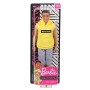 Barbie - Ken Bambola con Felpa Gialla e Pantaloncini, Bambini di 3+ Anni, GDV14