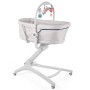 Chicco Baby Hug 4 in 1 Sdraietta Rialzata da 0 Mesi a 15 kg, Culla Neonato, Sdraietta, Seggiolone Pappa e Sedia da Tavolo, con B