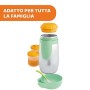 Chicco Portapappa Termico in Acciaio Inox, Portavivande, Colori Assortiti