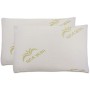 Baldiflex Emporio - Coppia di Cuscini in Memory Foam, Modello Saponetta, Fodera in Aloe Vera