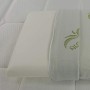Baldiflex Emporio - Coppia di Cuscini in Memory Foam, Modello Saponetta, Fodera in Aloe Vera