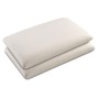 Baldiflex Emporio - Coppia di Cuscini in Memory Foam, Modello Saponetta, Fodera in Aloe Vera