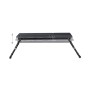 Relaxdays 10013215 Tavolino da Letto, Legno, Nero, 35 x 75 x 40 cm