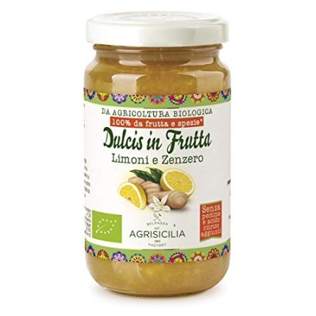 Agrisicilia Dulcis in Frutta Limoni e Zenzero Bio - 240g