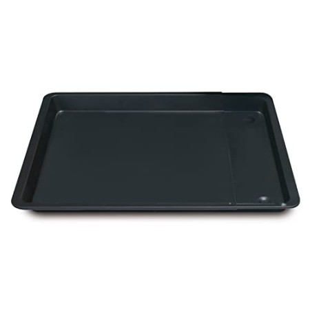 Guardini Gardenia, Teglia Rettangolare estensibile 33x37-52cm, Acciaio con rivestimento antiaderente, Colore nero