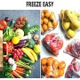 Kingfisher KC400FB sacchetti freezer medi per sandwich e cibo, confezione da 400, trasparente, NA