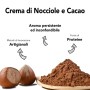 Cacao Crudo Crema di Nocciole e Cacao Cruda Bio 78%, Solo con Zucchero di Fiori di Cocco, Ricetta Tradizionale, Spalmabile, Vega