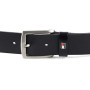 Tommy Hilfiger New Denton Belt Cintura, Blu (Midnight), 80 cm (Taglia fabricante L) Bambino