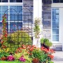 Relaxdays Griglia per Rampicanti, Set da 2 Pannelli da Piantare per Piante, 150 x 50 cm, Traliccio Giardinaggio, Nero