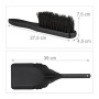 Relaxdays Secchio Raccogli Cenere con Manico Coperchio Paletta e Scopino Nero 19 litri 