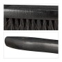 Relaxdays Secchio Raccogli Cenere con Manico Coperchio Paletta e Scopino Nero 19 litri 