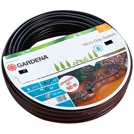 Gardena 1395-20 Micro-Drip-System Tubo Poroso di Prolunga a Consumo Ridotto per l'Irrigazione Uniforme, 13.7 mm