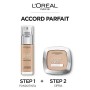 L'Oréal Paris MakeUp Fondotinta Arricchito con Acido Ialuronico, 2.N Vanilla, 30 ml + Cipria Uniformante Accord Parfait, Cipria