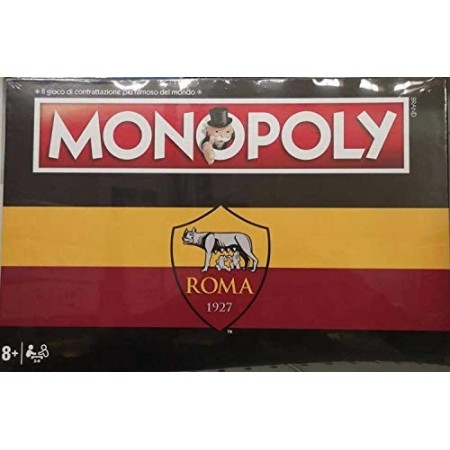 AS Roma Winning Moves Monopoly Gioco da Tavola, 035712